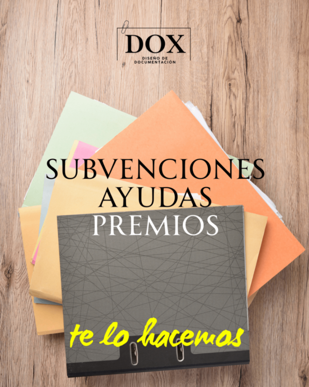 Documentos para subvenciones, ayudas y premios DOX